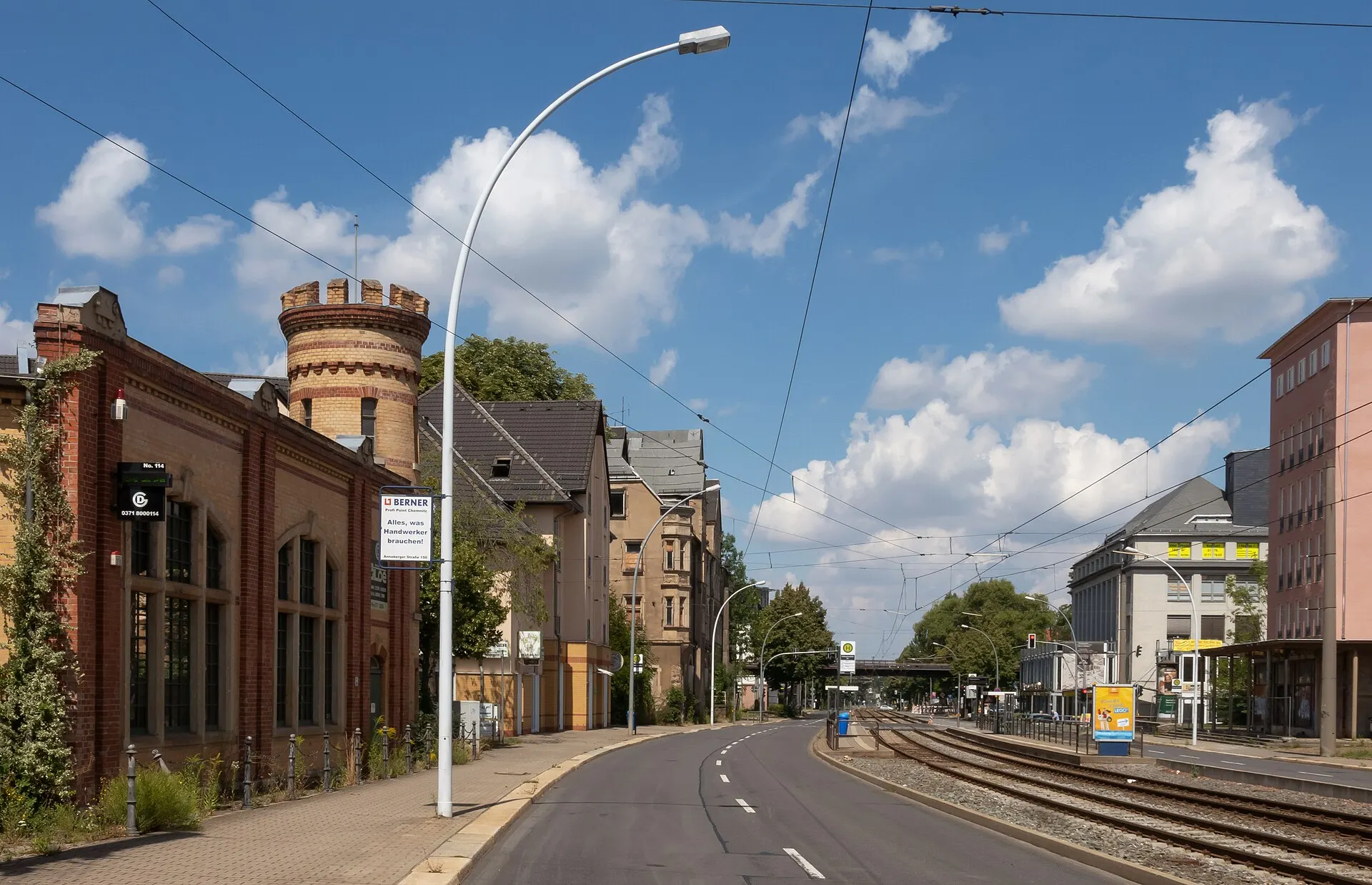 Straßenzug im traditionsreichen Stadtteil Altchemnitz