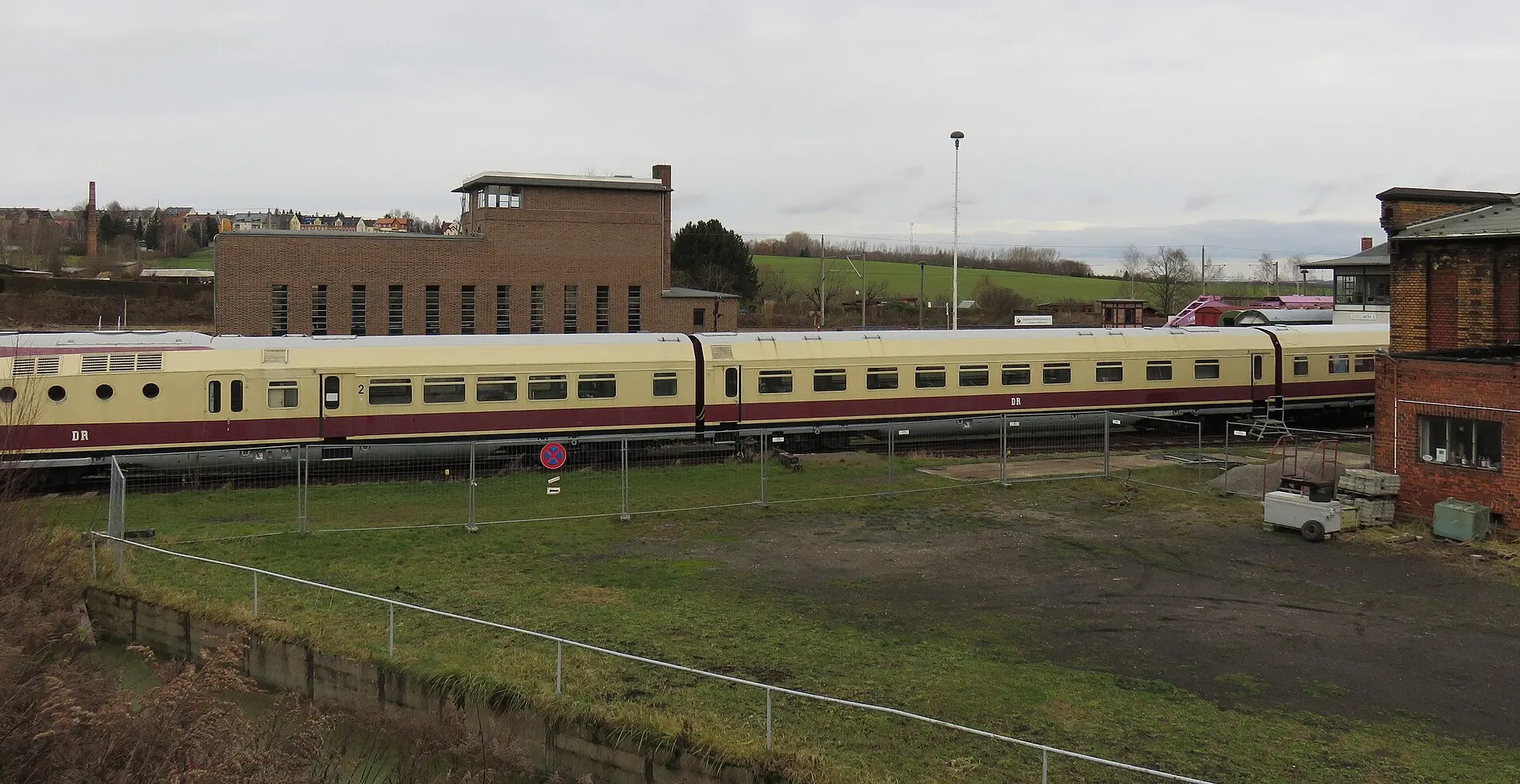Das Sächsische Eisenbahnmuseum im Stadtteil Hilbersdorf