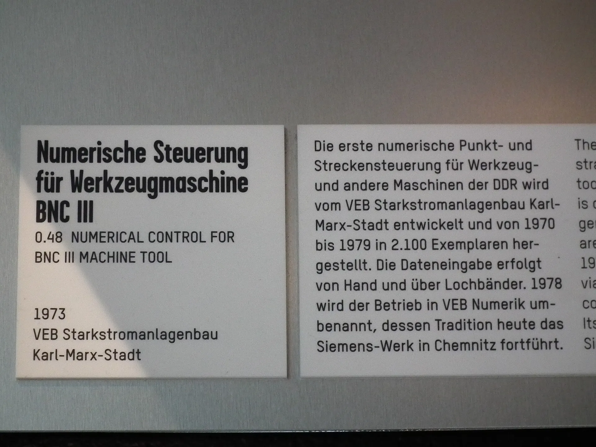 Ausstellungshalle im Industriemuseum Chemnitz
