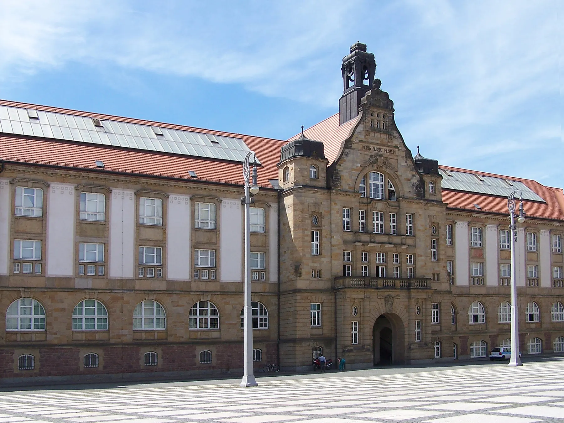 Das König-Albert-Museum am Theaterplatz, Sitz der Kunstsammlungen Chemnitz