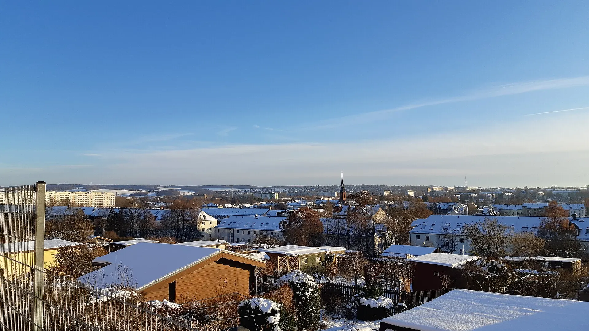 Sanierte Gründerzeitstraße im Chemnitzer Stadtteil Sonnenberg